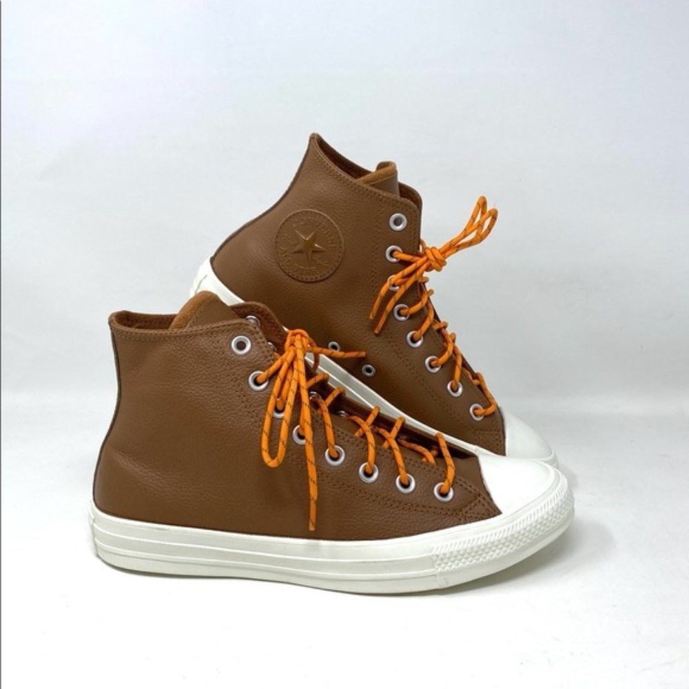 💖MEGA SALE💖Converse Chuck Taylor AS High  Leather Tan Skate Women’s   163337C